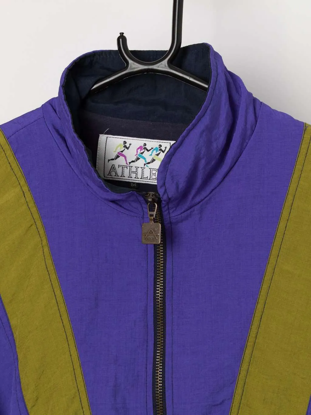 90s shell jacket purple olive green - Large / XL