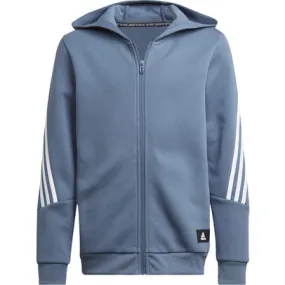 Adidas 3 Stripes Full Zip Hoody Jongens