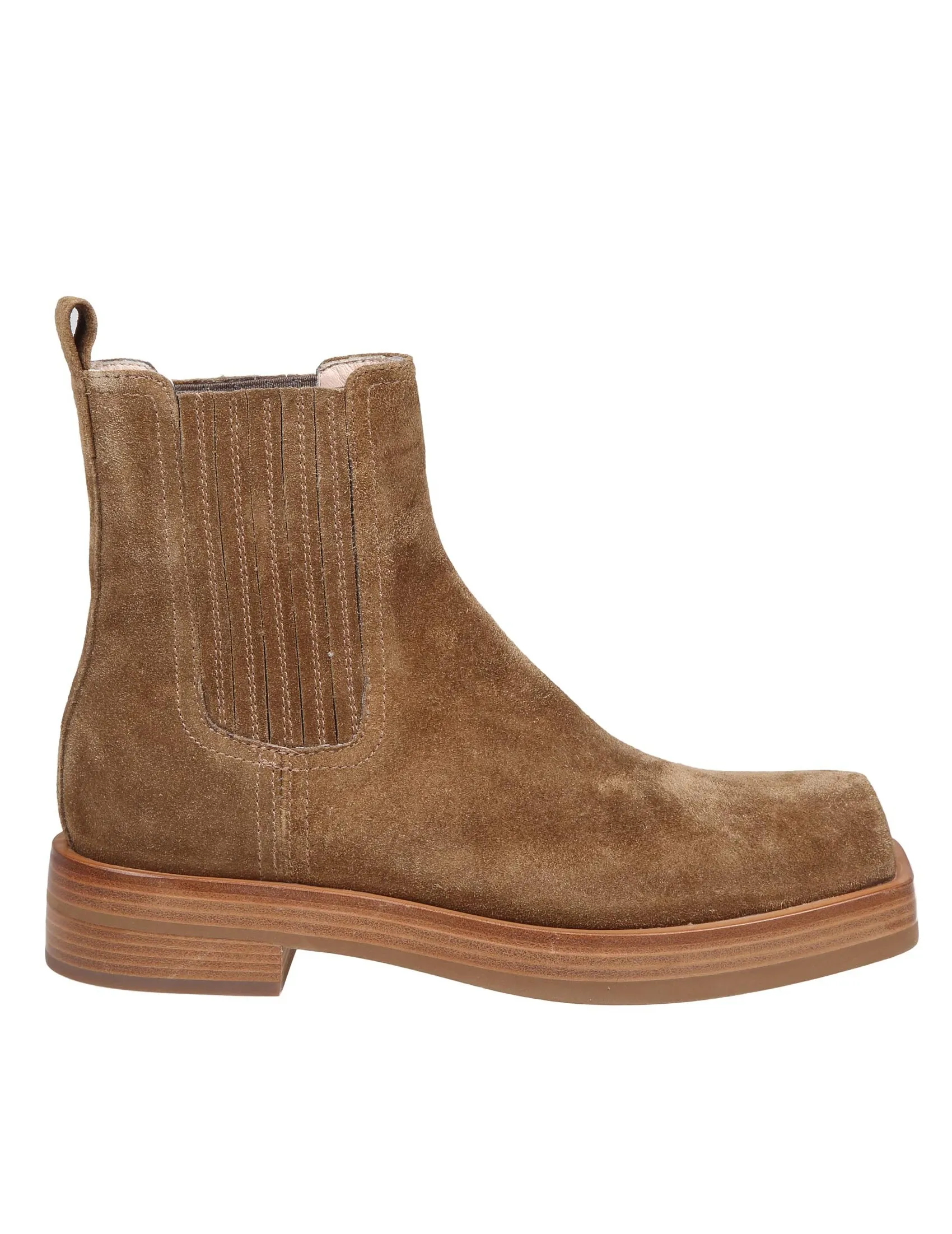 AGL camel color suede ankle boots