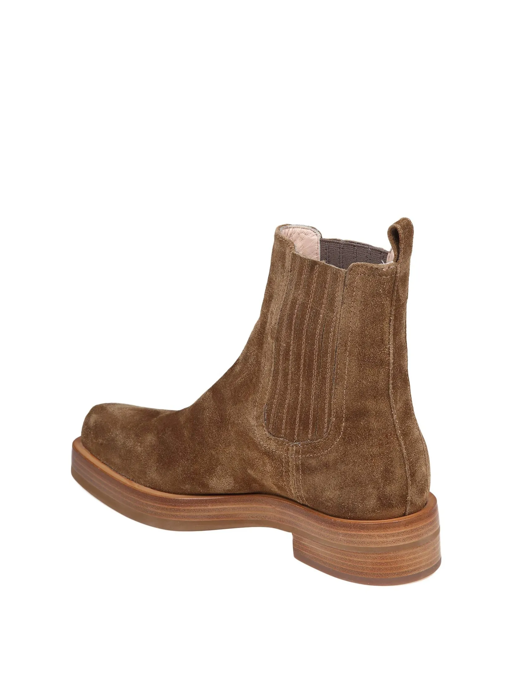 AGL camel color suede ankle boots