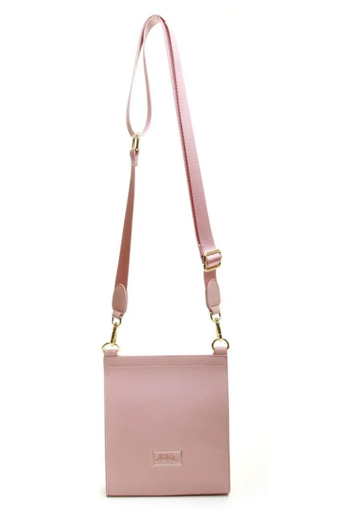 Pink Alice Wheeler Bloomsbury Crossbody Bag