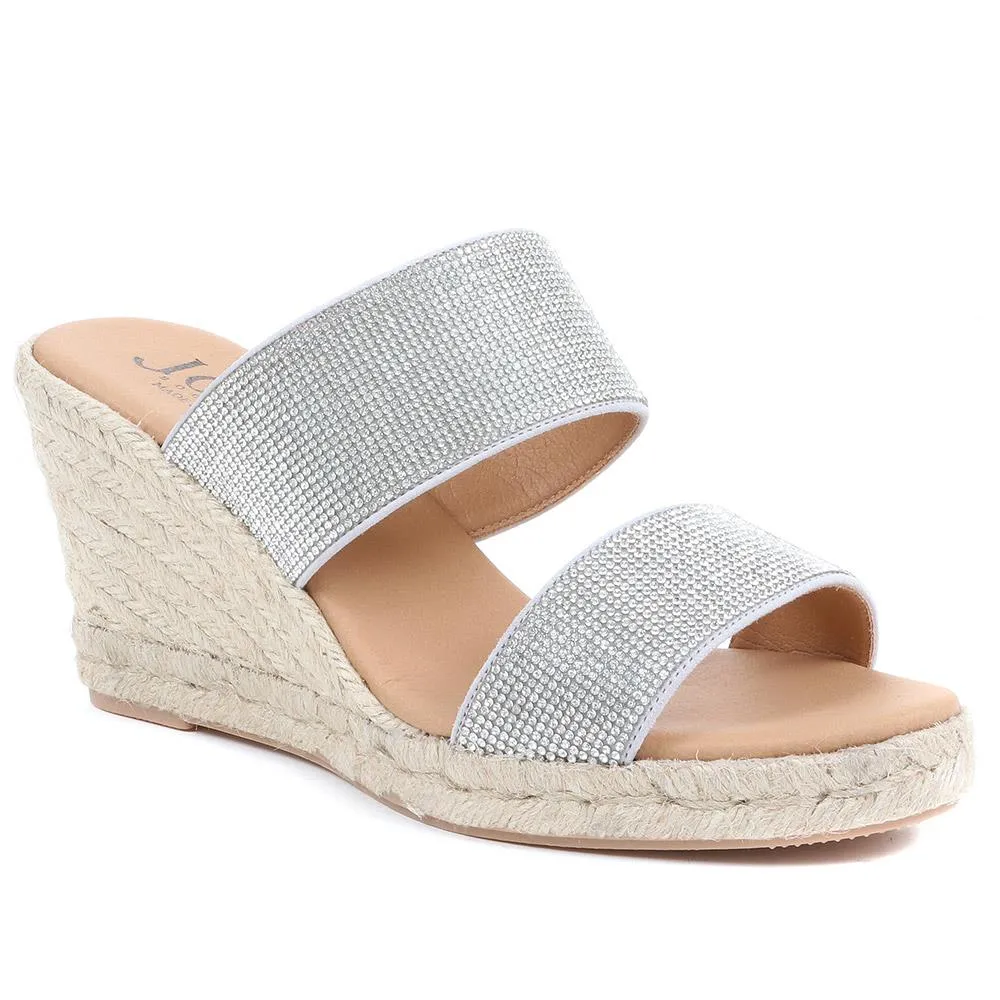 Amabelle Wedge Mule Sandals - AMABELLE / 322 052