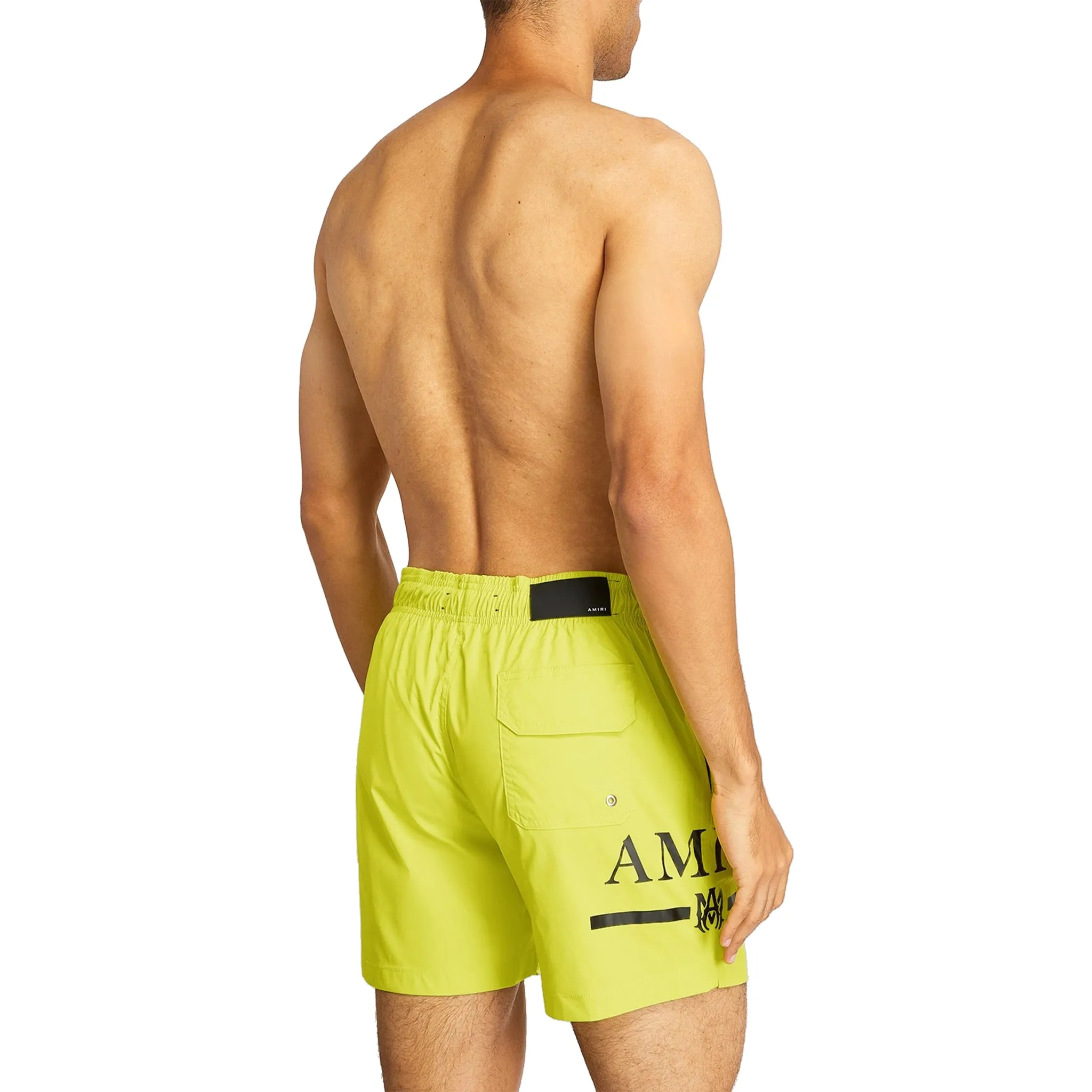 Amiri Lime Swim Shorts for Men