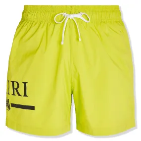 Amiri Lime Swim Shorts for Men