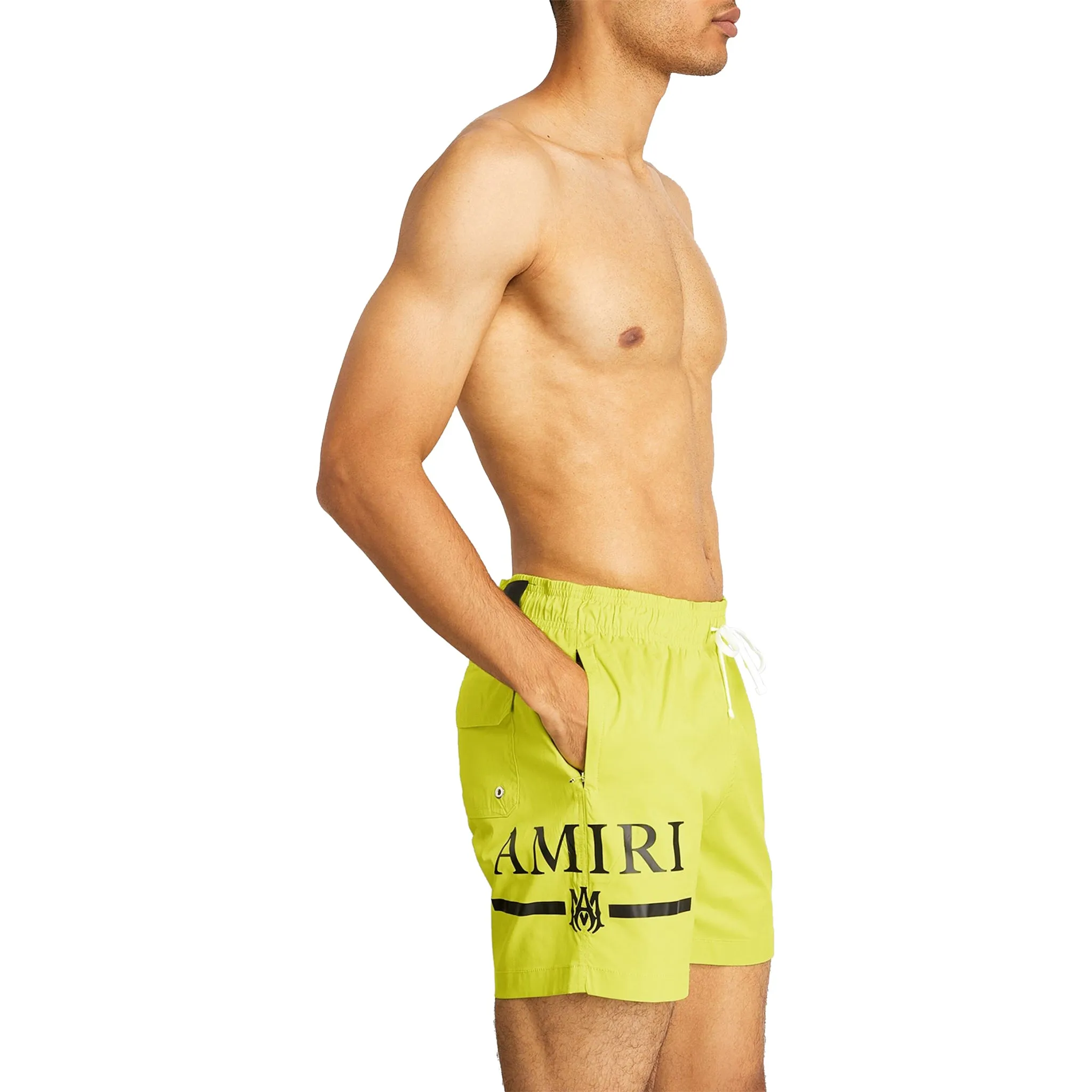 Amiri Lime Swim Shorts for Men