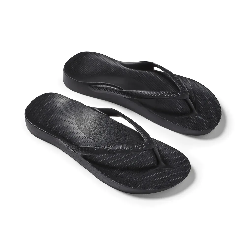 Archies Black Jandals - Buy Online Now