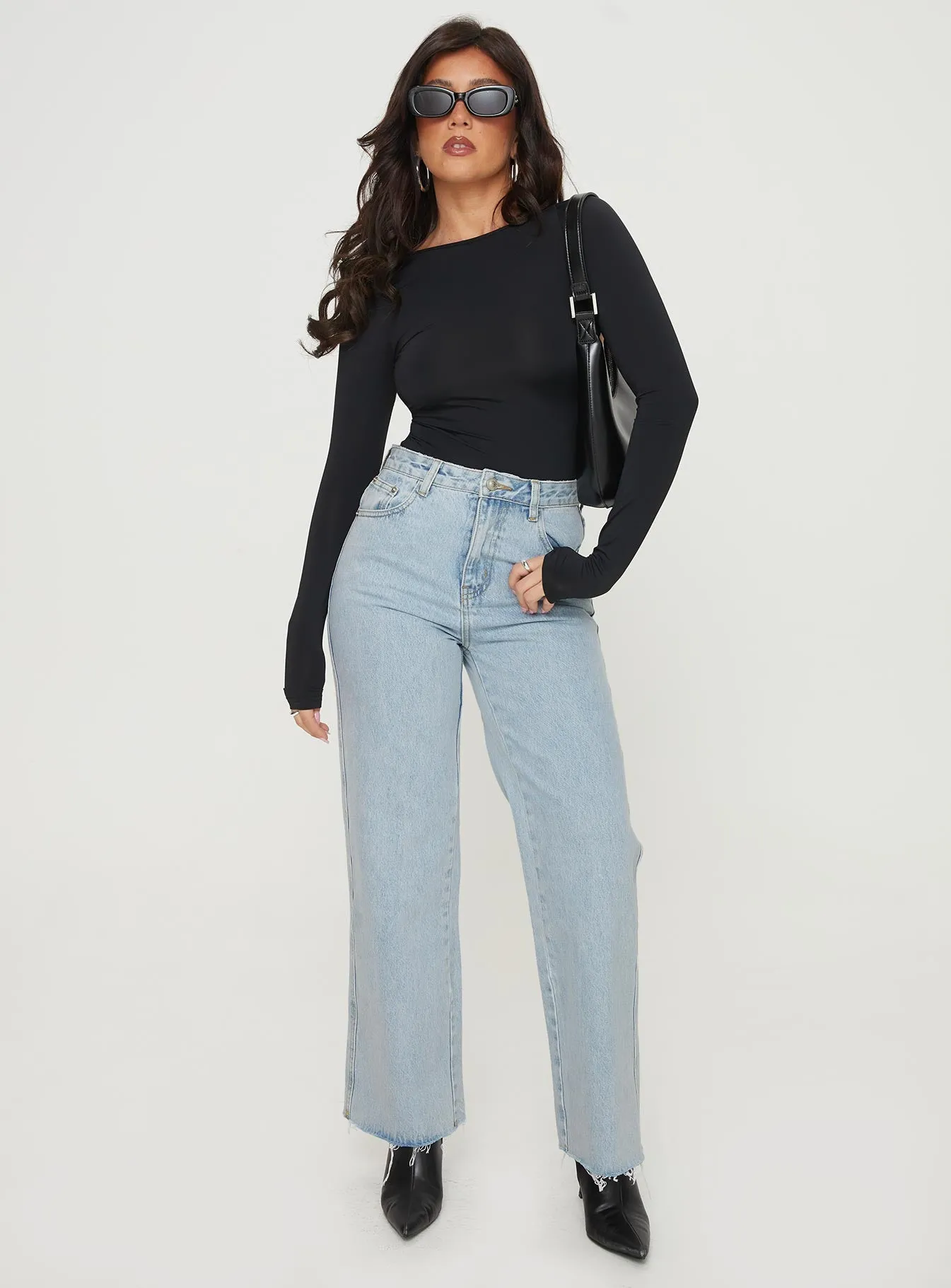 Arlington Petite Light Wash Straight Leg Denim Jeans