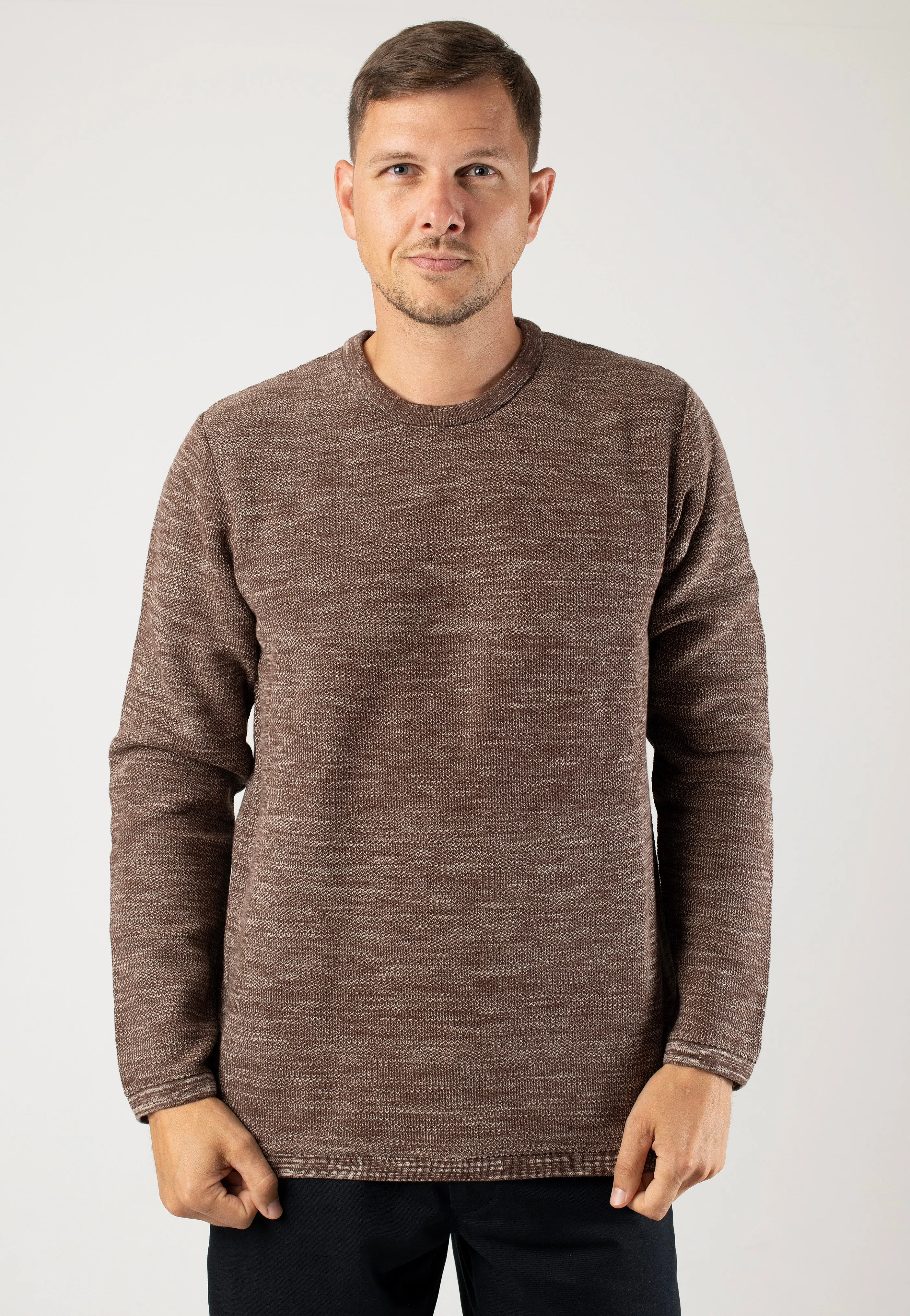 Armedangels Deep Brown/Sand Stone Pullover