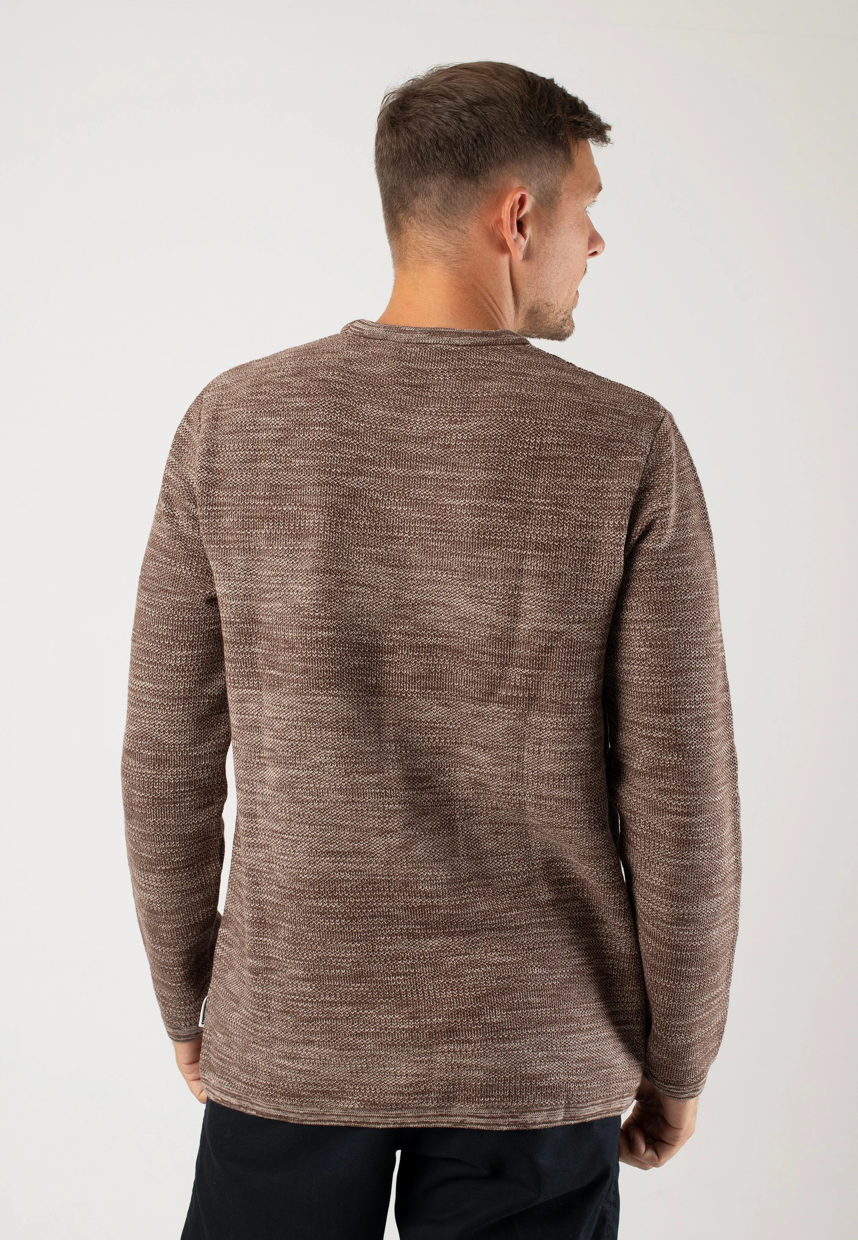 Armedangels Deep Brown/Sand Stone Pullover