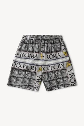 AS Roma Aries Statue Silk Shorts