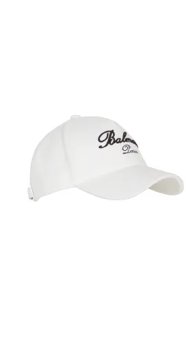 White Balmain Cap