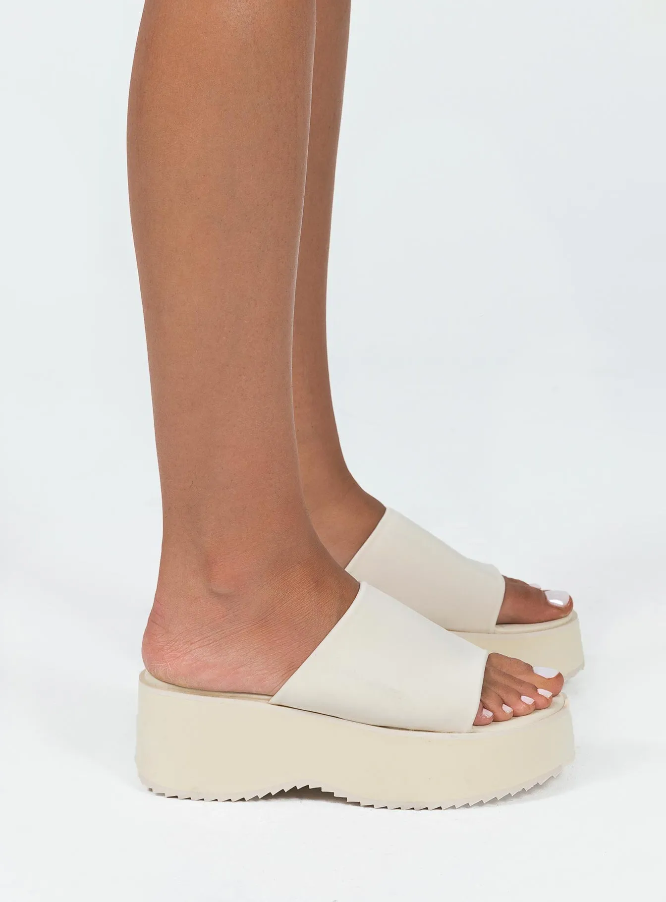 Beige Barnes Platform Sandals