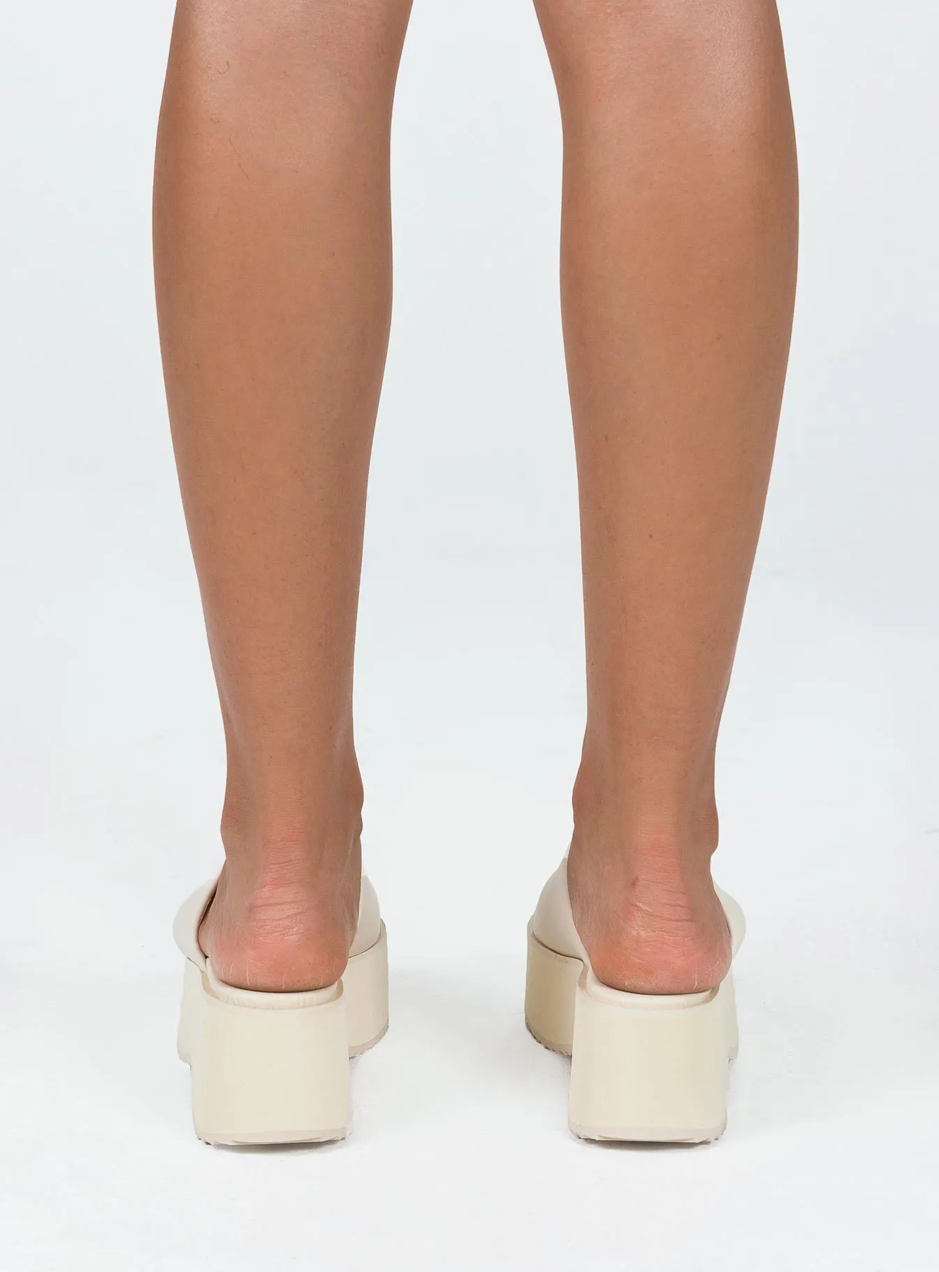 Beige Barnes Platform Sandals