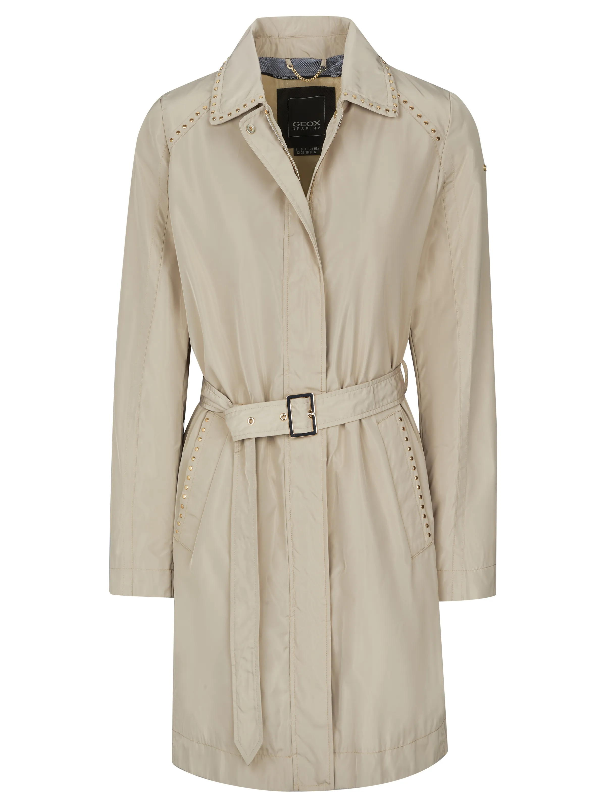 Beige Geox Coat.