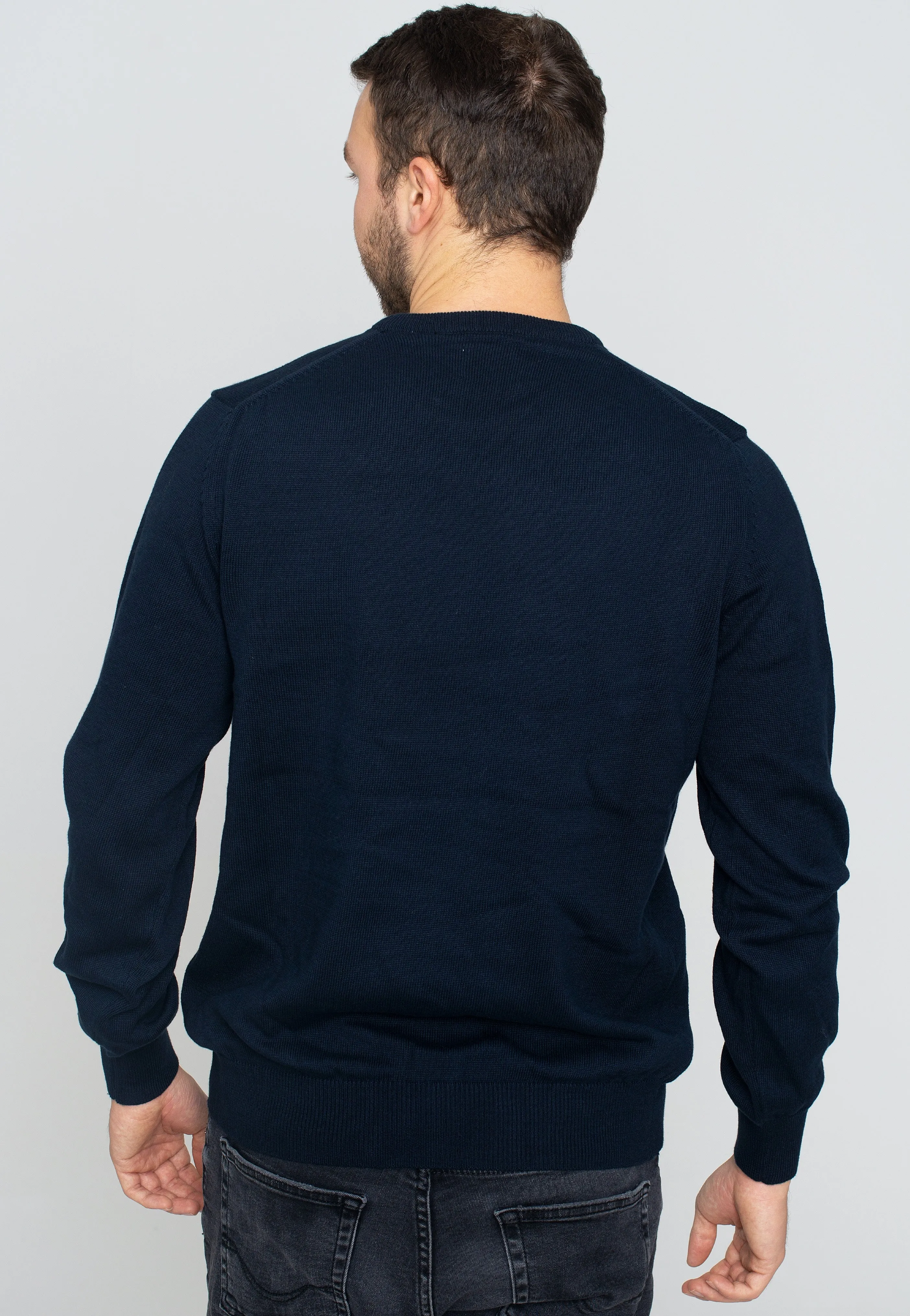 Ben Sherman Navy Cotton Pullover