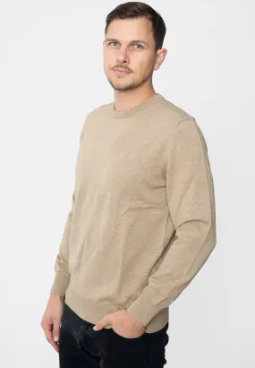 Ben Sherman Sand Cotton Crew Pullover