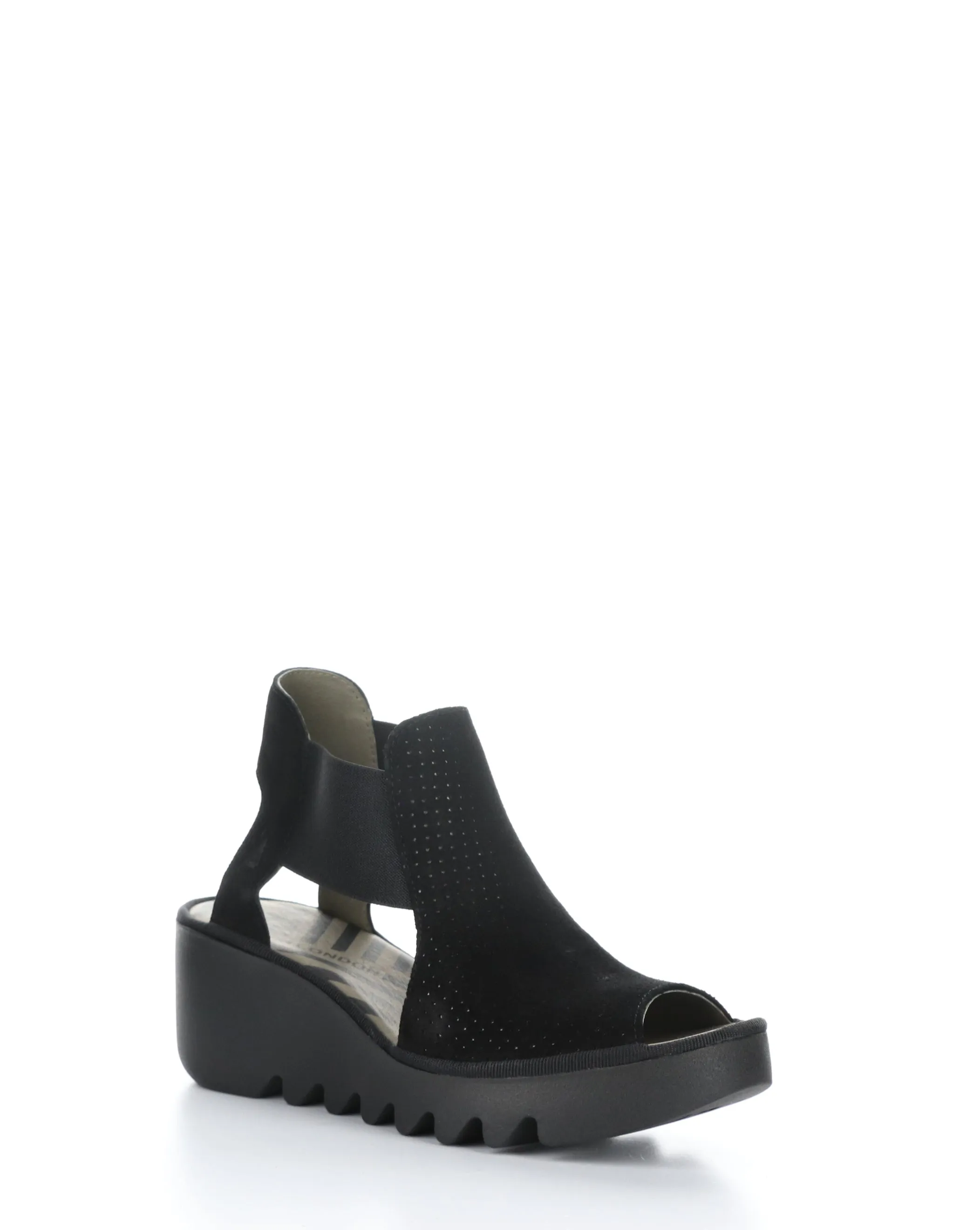 BIGA412FLY 000 BLACK Sandals with Elastic Straps