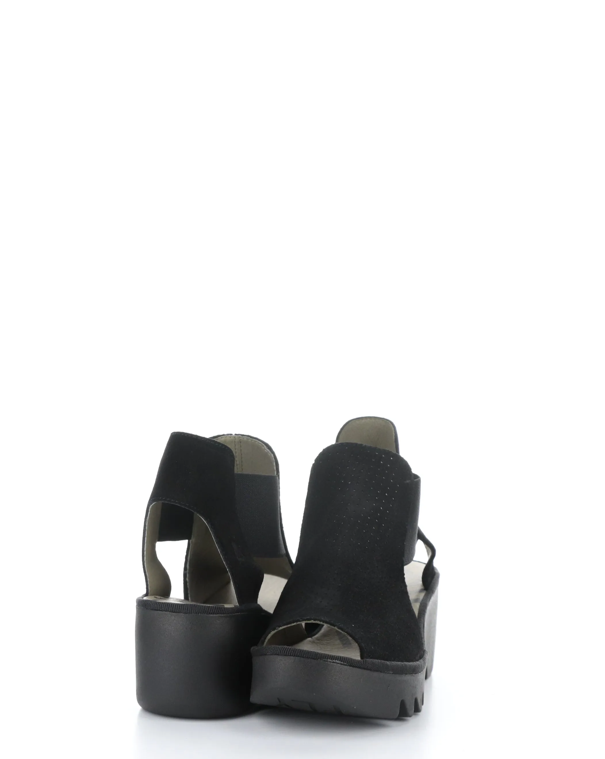 BIGA412FLY 000 BLACK Sandals with Elastic Straps