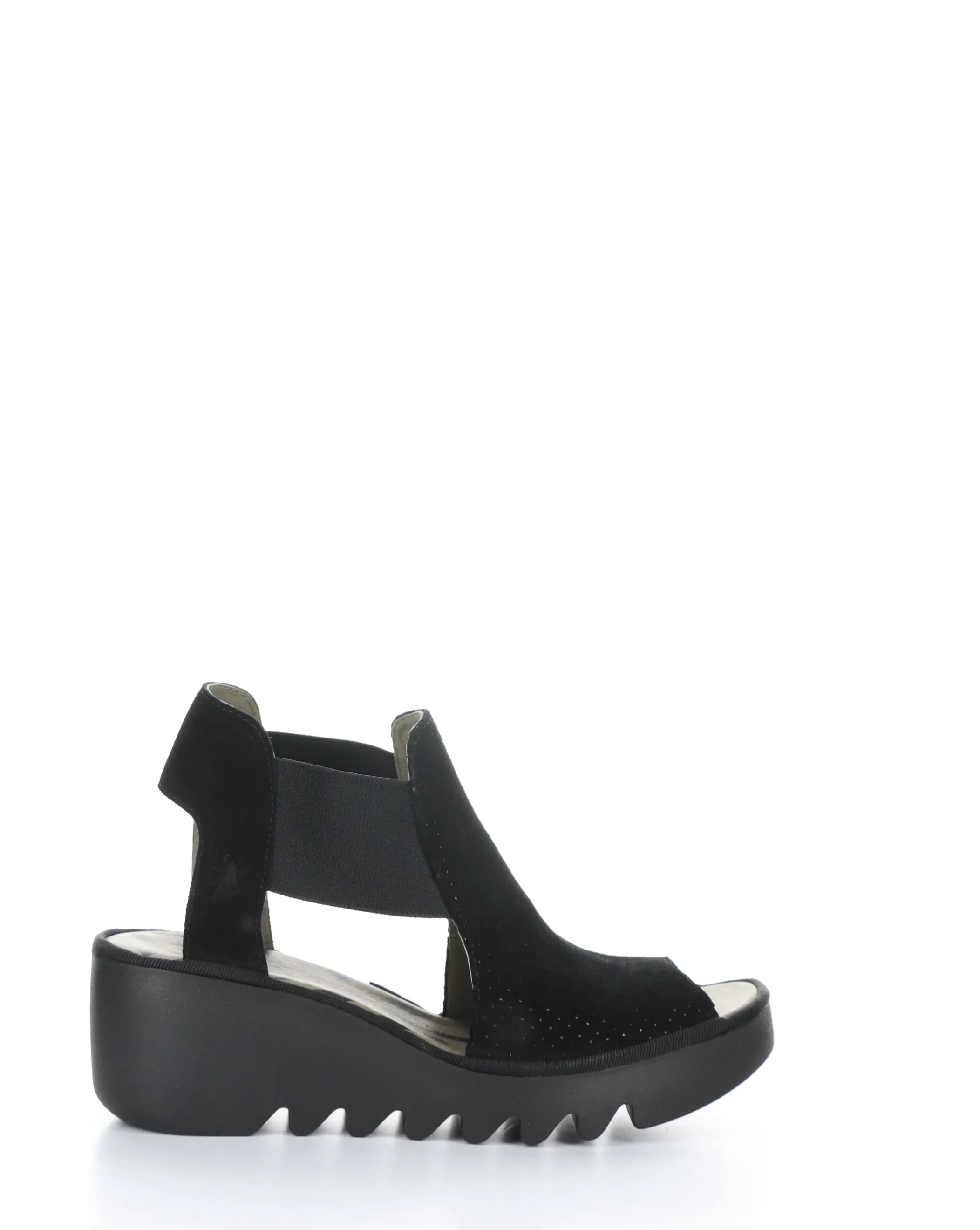 BIGA412FLY 000 BLACK Sandals with Elastic Straps