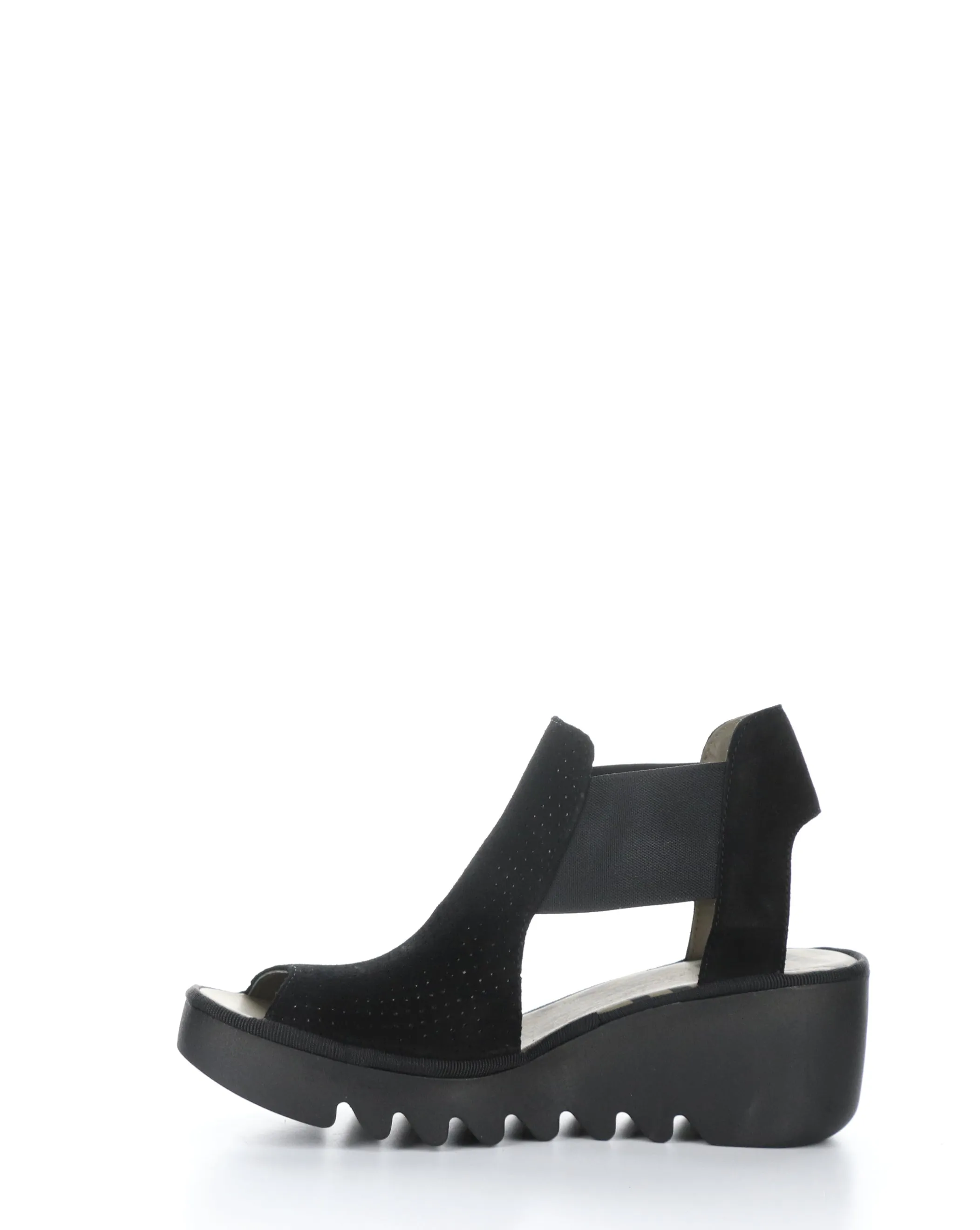 BIGA412FLY 000 BLACK Sandals with Elastic Straps