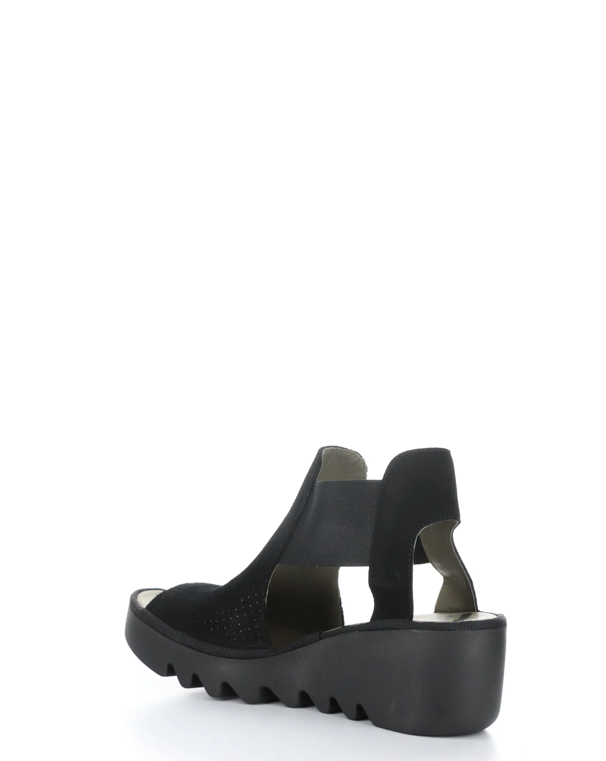 BIGA412FLY 000 BLACK Sandals with Elastic Straps