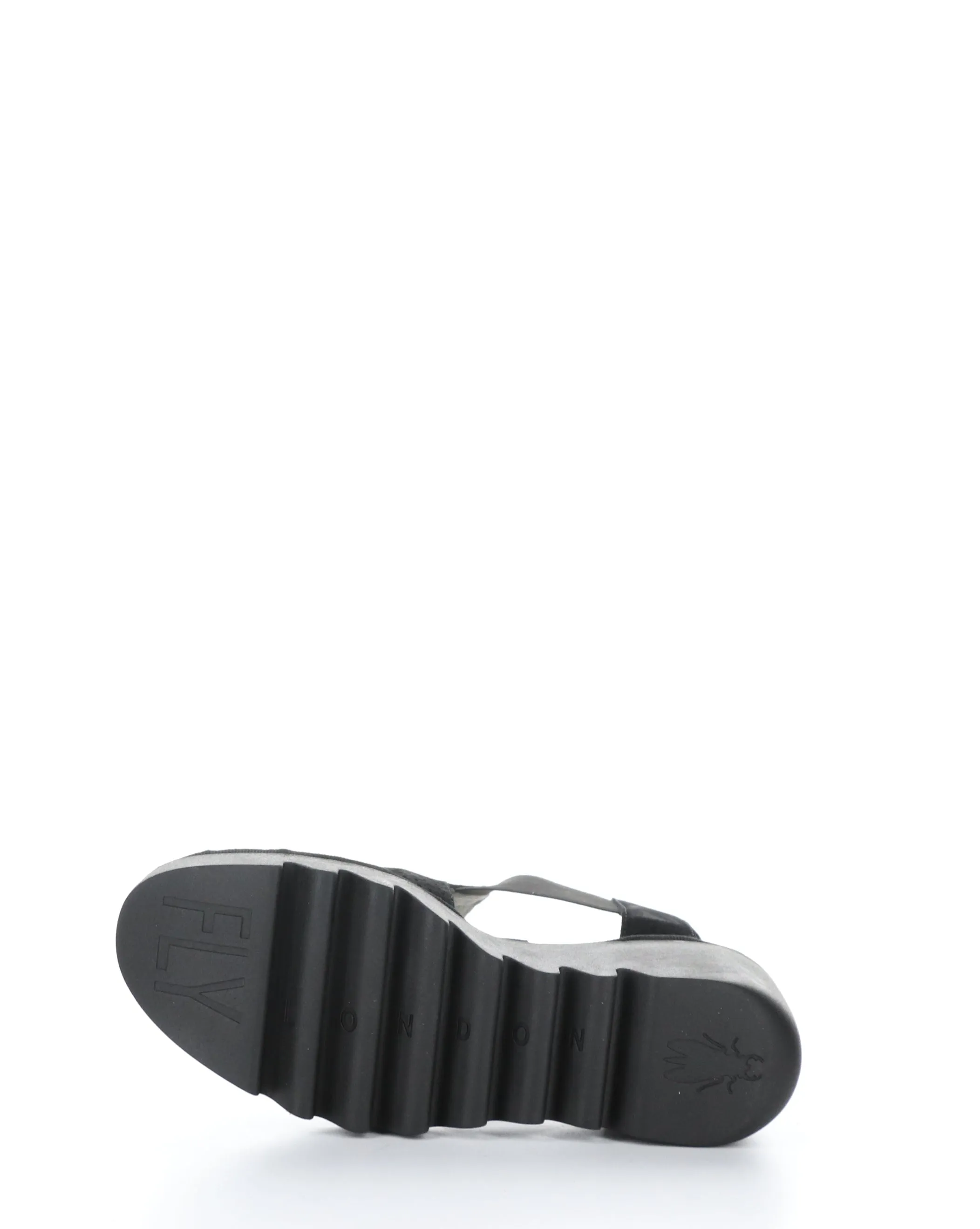 BIGA412FLY 000 BLACK Sandals with Elastic Straps