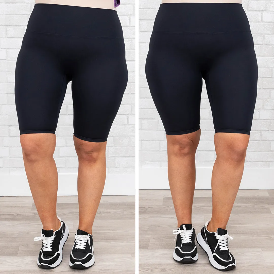 Biker Shorts in Black - Drop It Like It's Hot