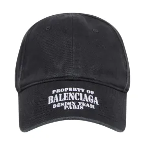 Black Balenciaga Property Cap