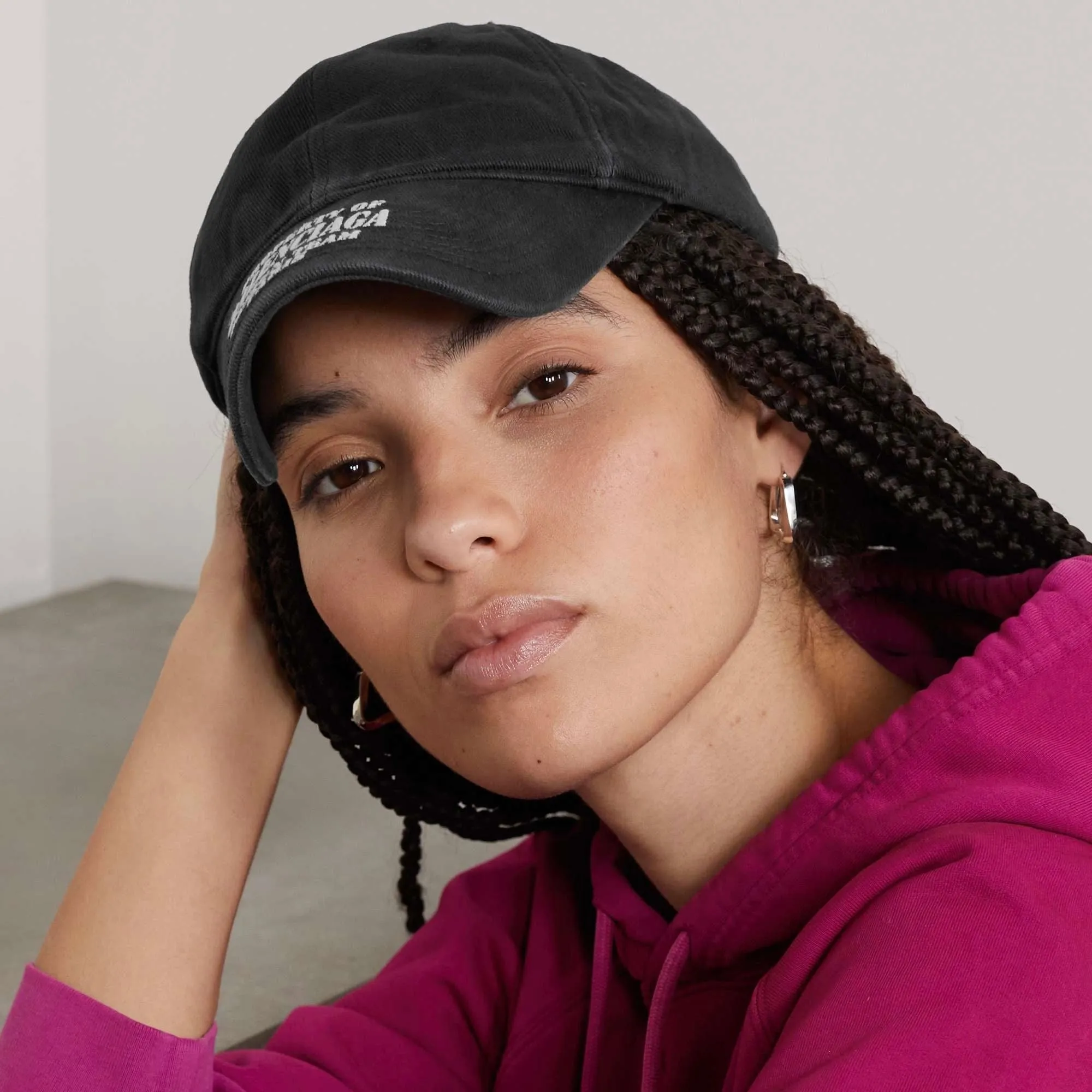 Black Balenciaga Property Cap