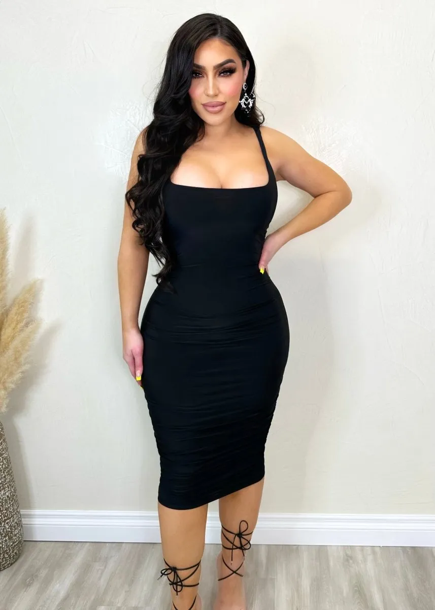 Black Bethany Dress