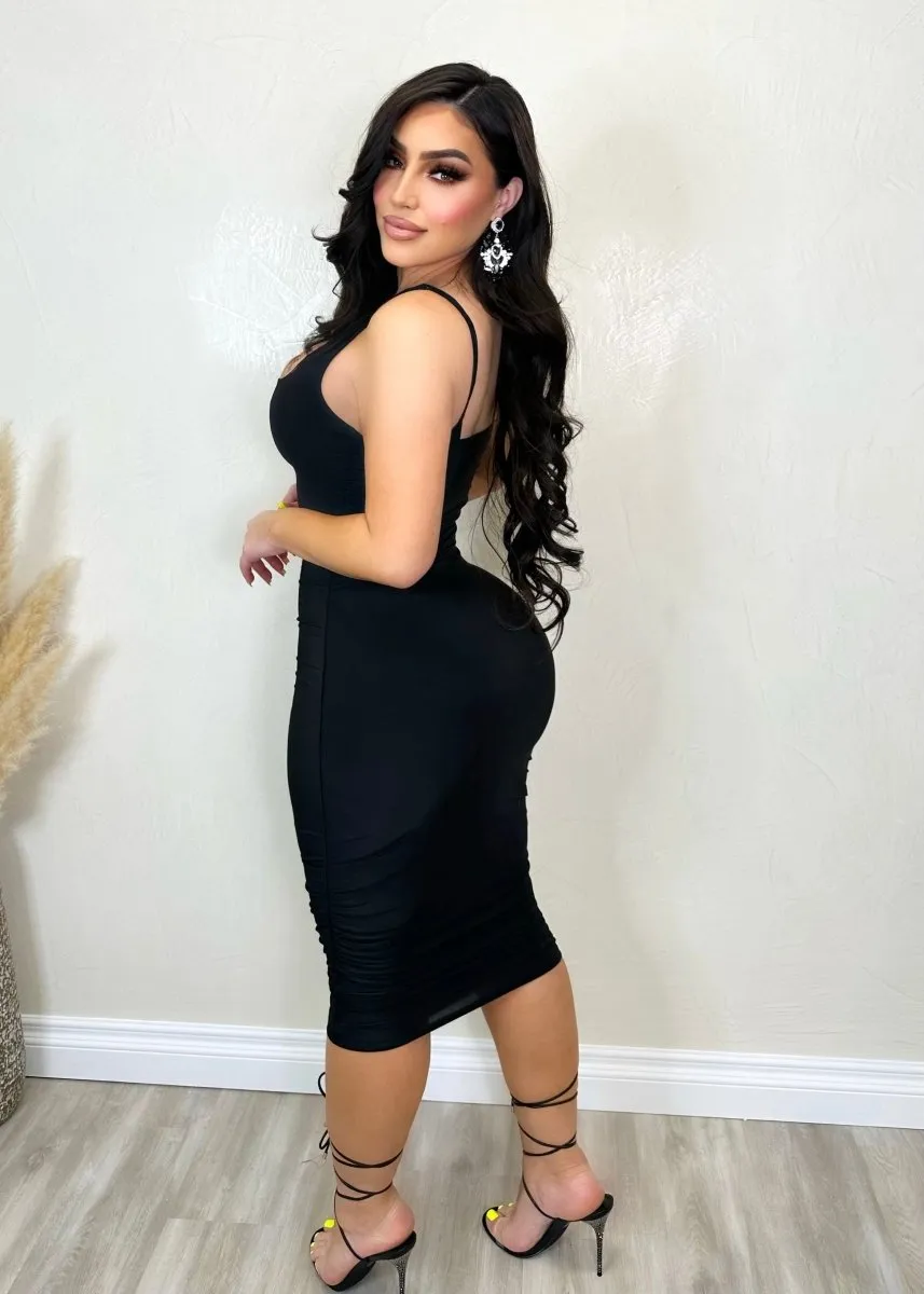 Black Bethany Dress