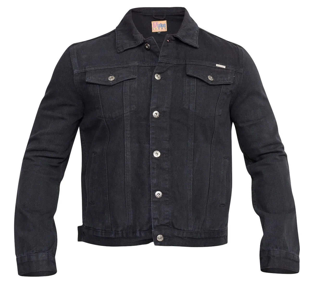 Black Denim Trucker Jacket by Duke Western