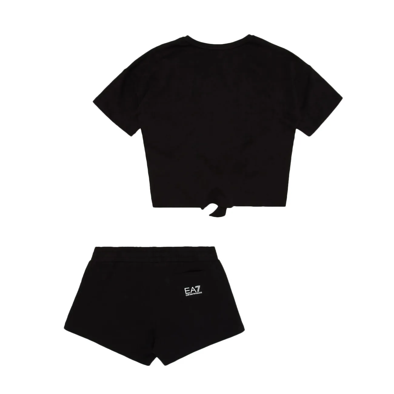 Black Girls' T-Shirt and Shorts Set