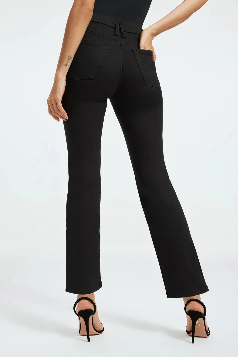 Black Good American jeans - Straight leg, never fade