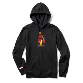 Black Iron Man Marvel Moebius Hoody - Primitive Pullover