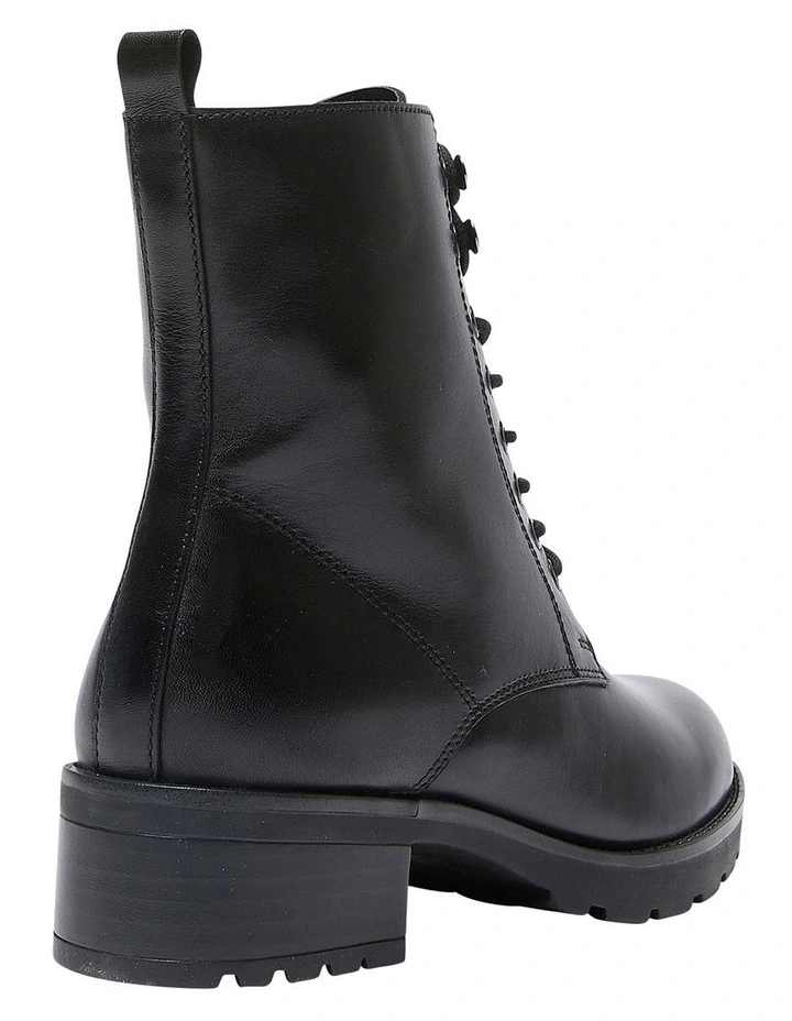 Black Leather Inferno Boots