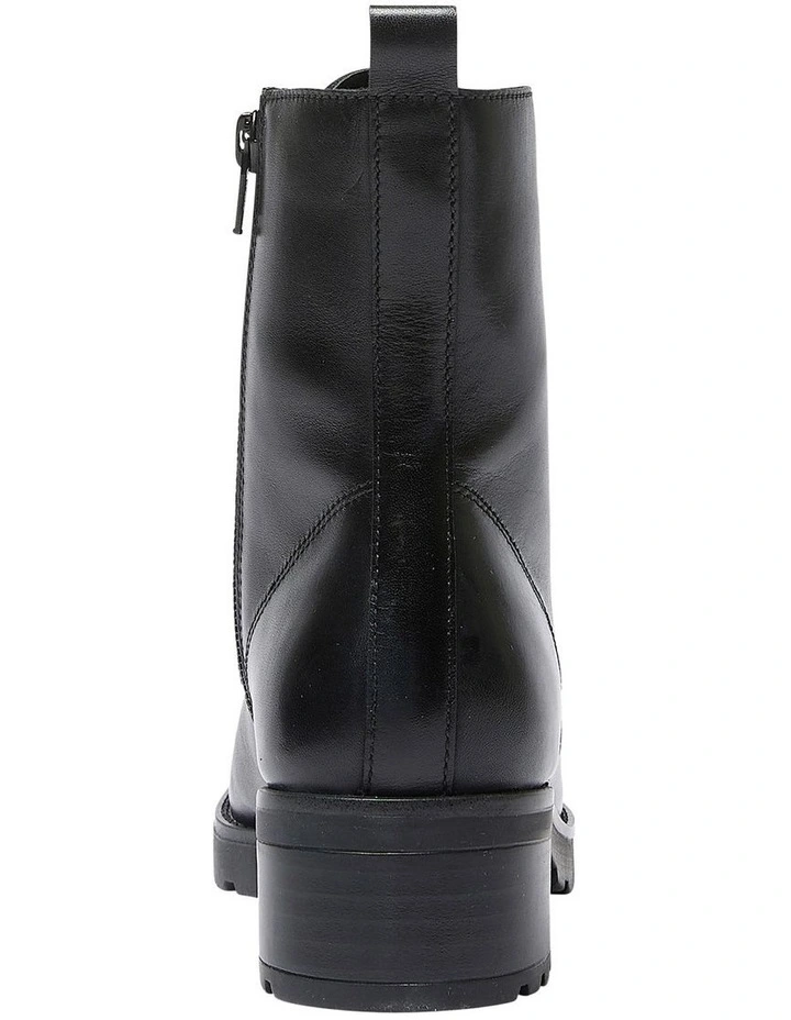 Black Leather Inferno Boots