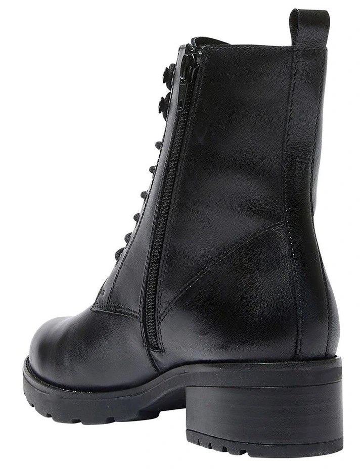 Black Leather Inferno Boots