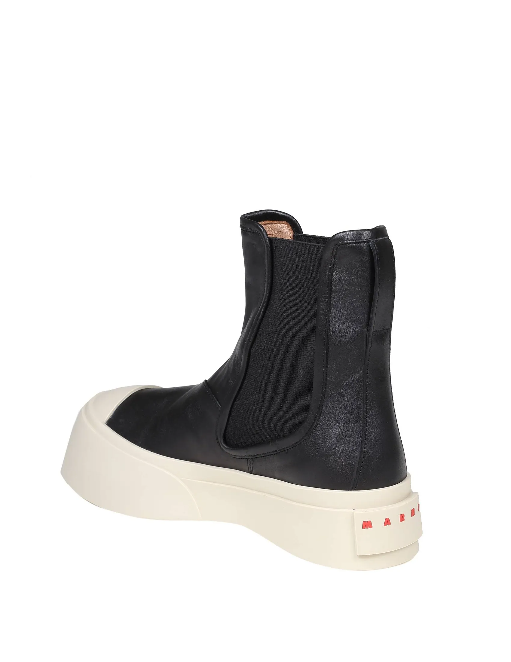 Black Nappa Ankle Boots by Marni Chelsea