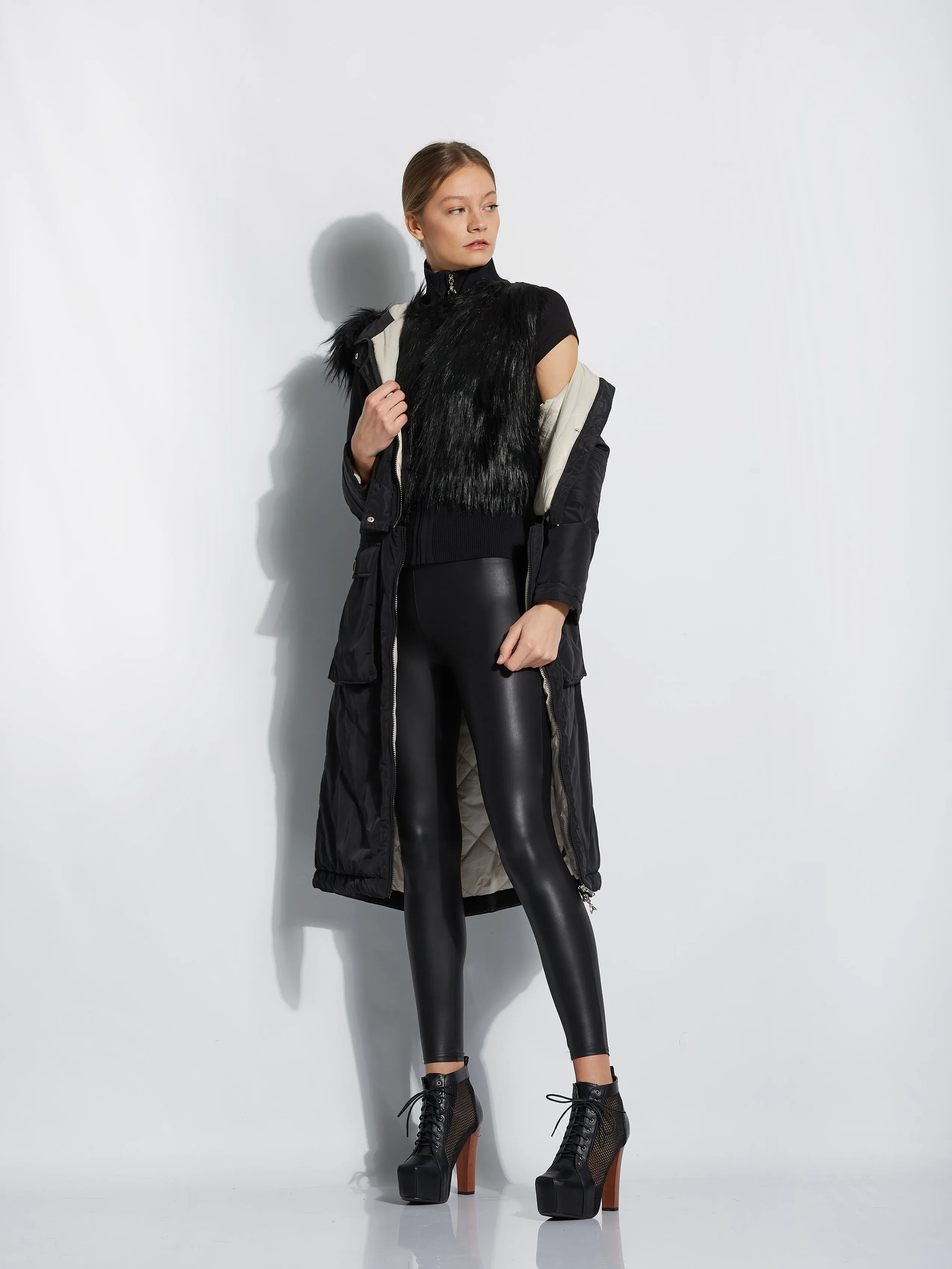 Black Patrizia Pepe Coat