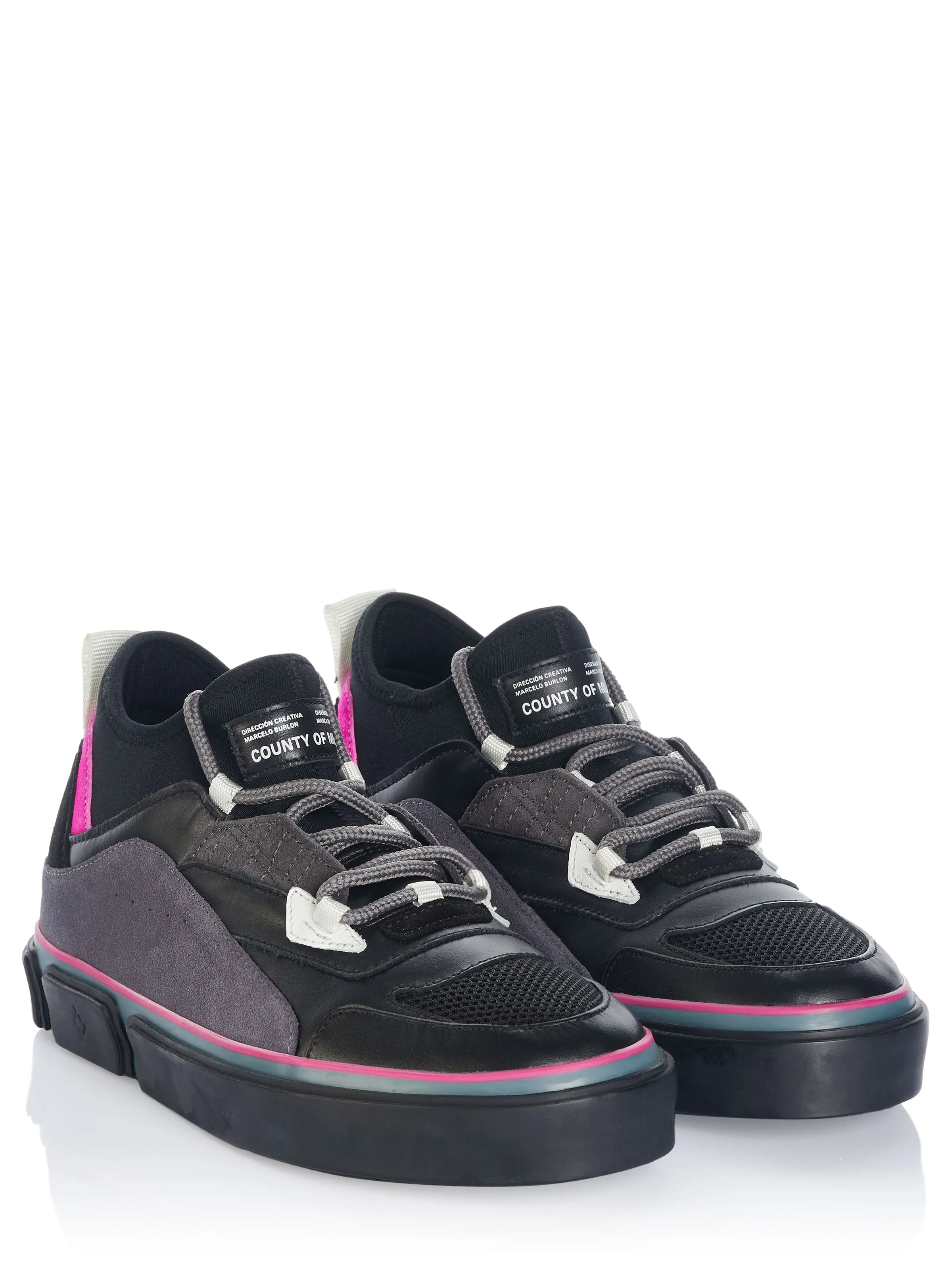 Black-Purple Marcelo Burlon Shoes