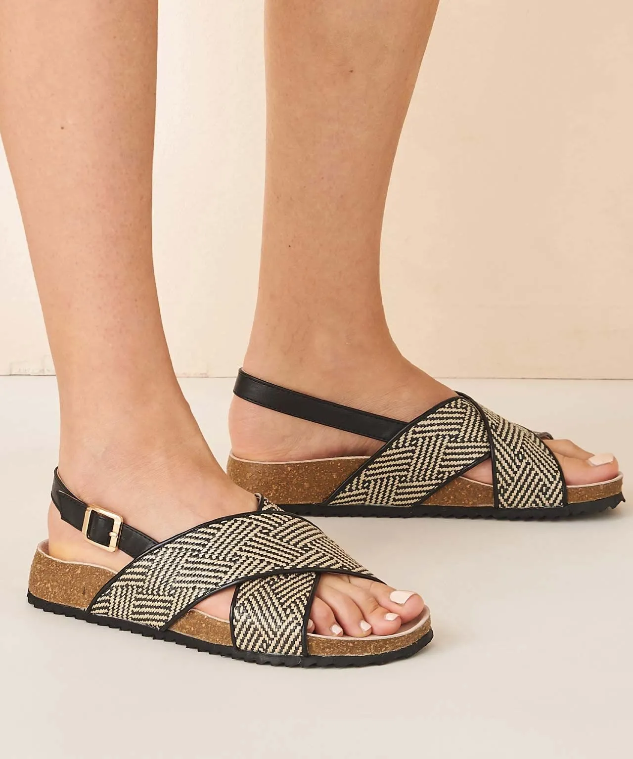 Classic Black Sandals on Sale