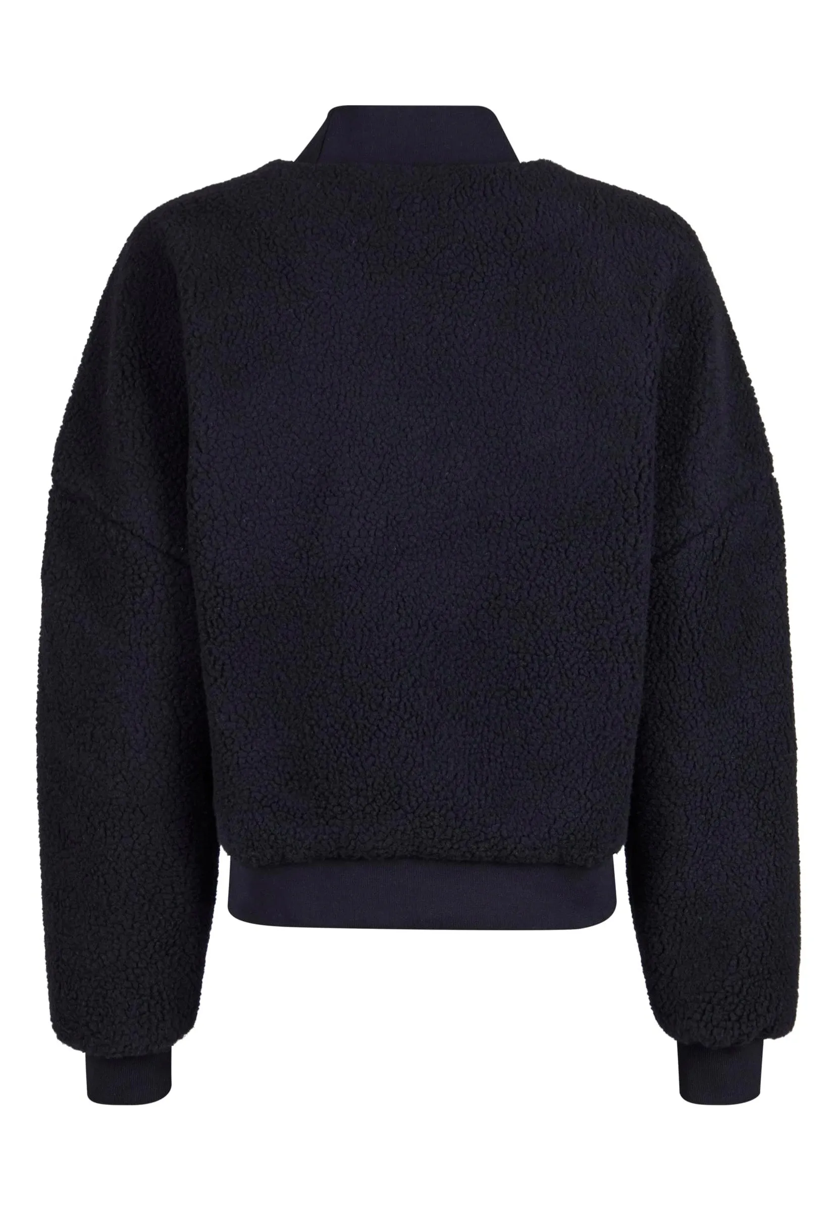 Black Sherpa Crewneck Pullover - Urban Classics