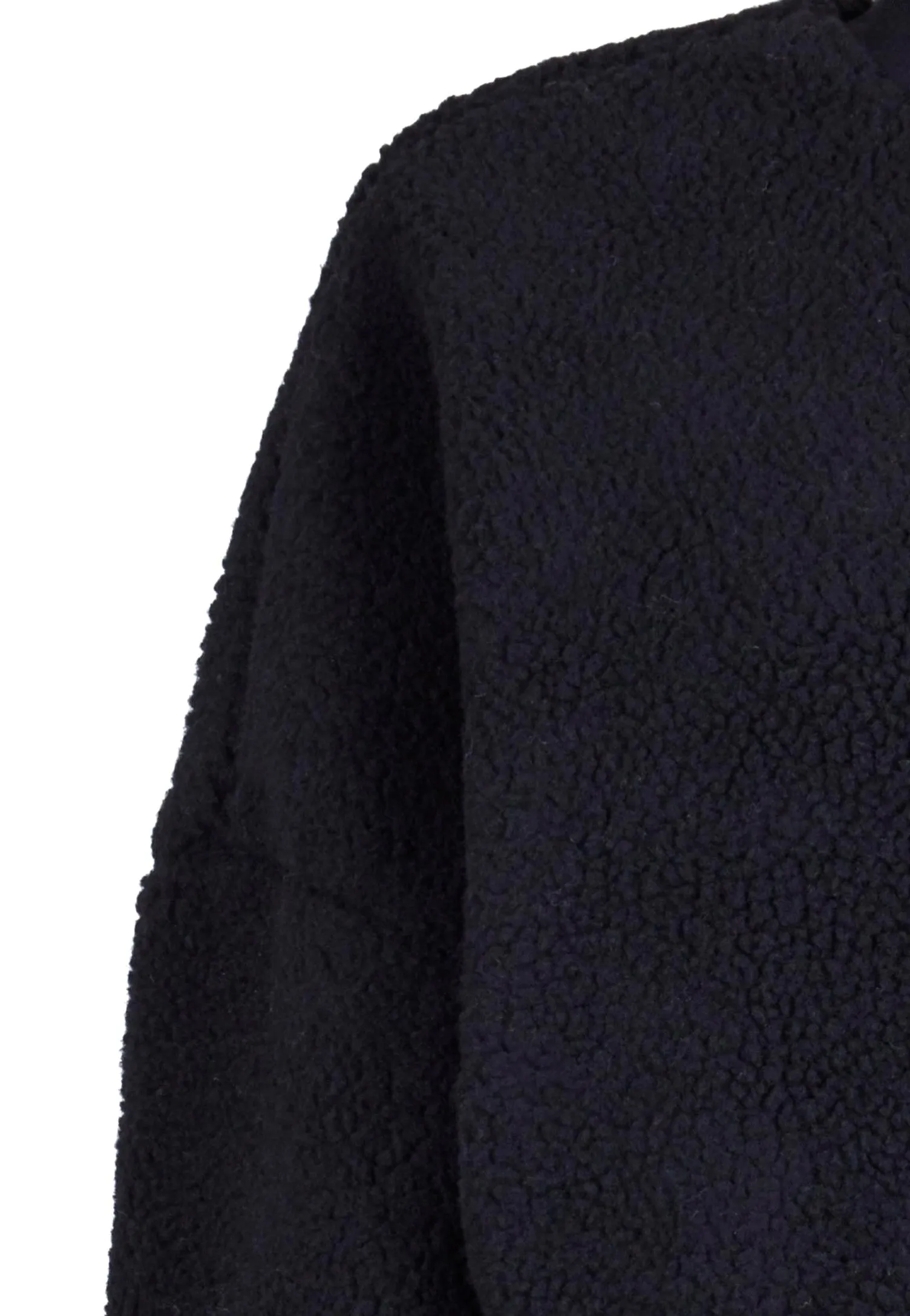 Black Sherpa Crewneck Pullover - Urban Classics