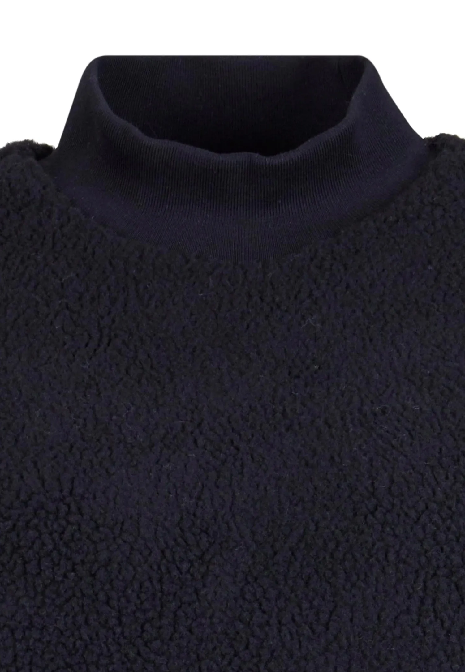 Black Sherpa Crewneck Pullover - Urban Classics