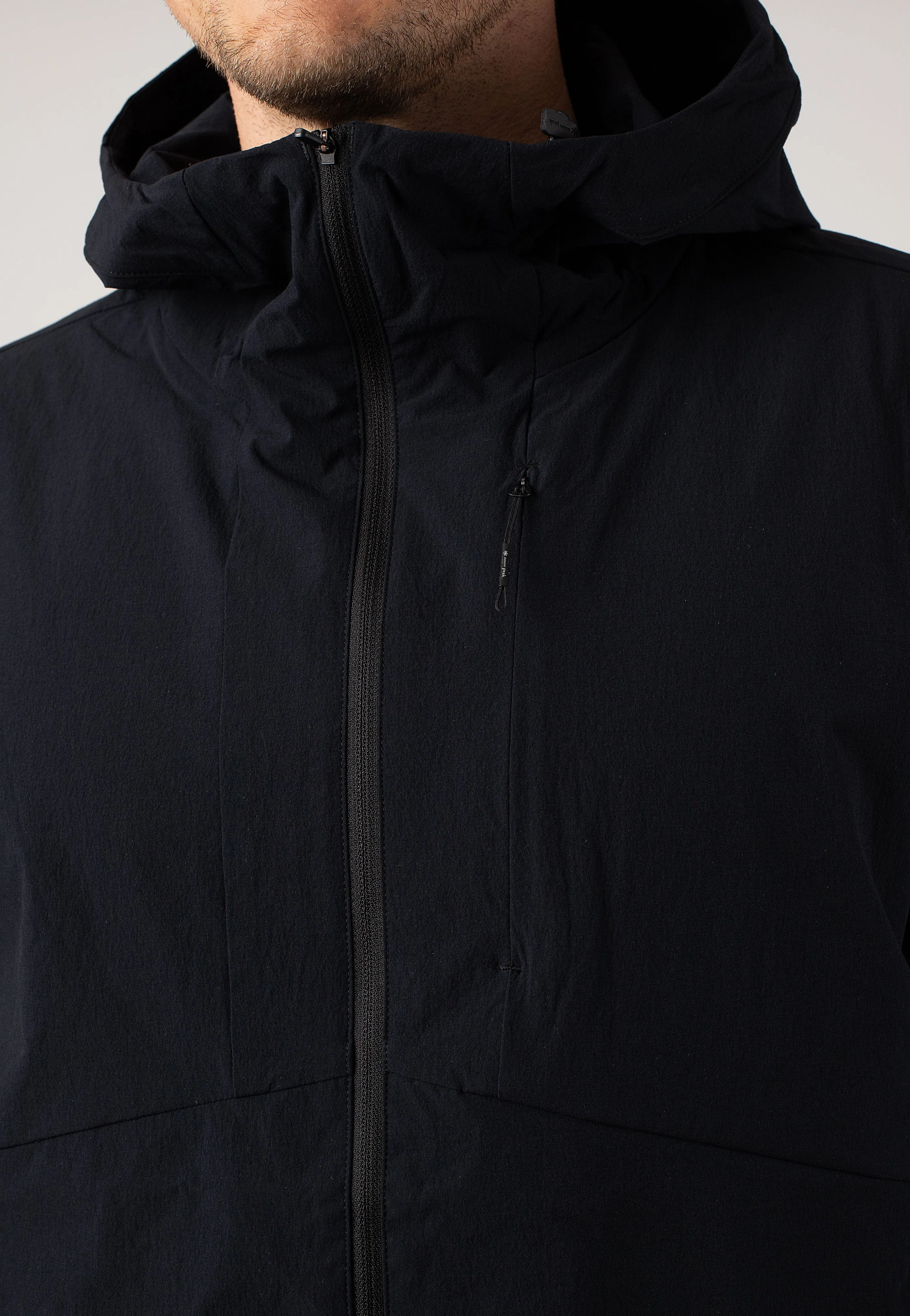 Black Snow Peak Active Comfort Zip Up Jacket