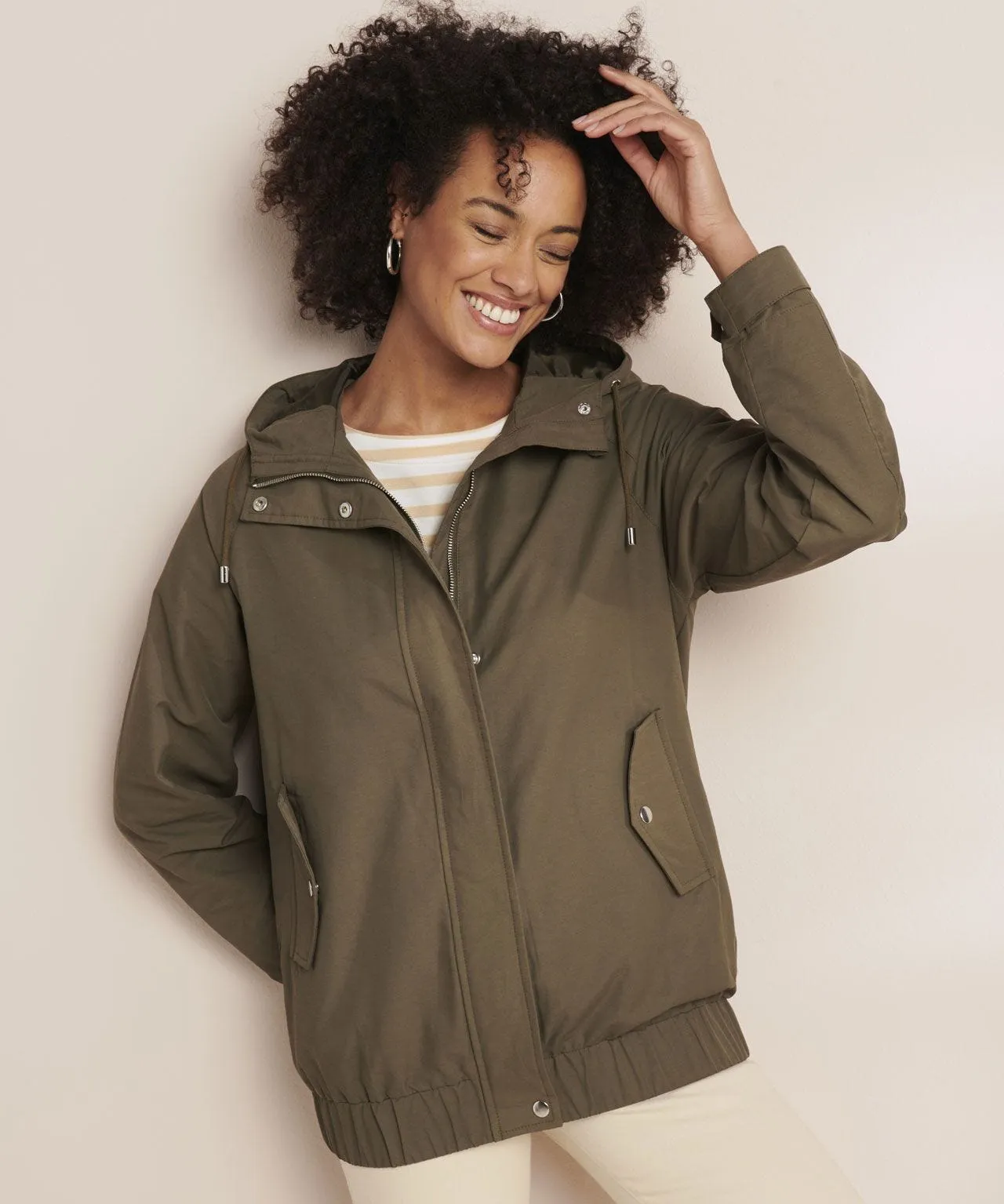 Trendy Blouson Coat