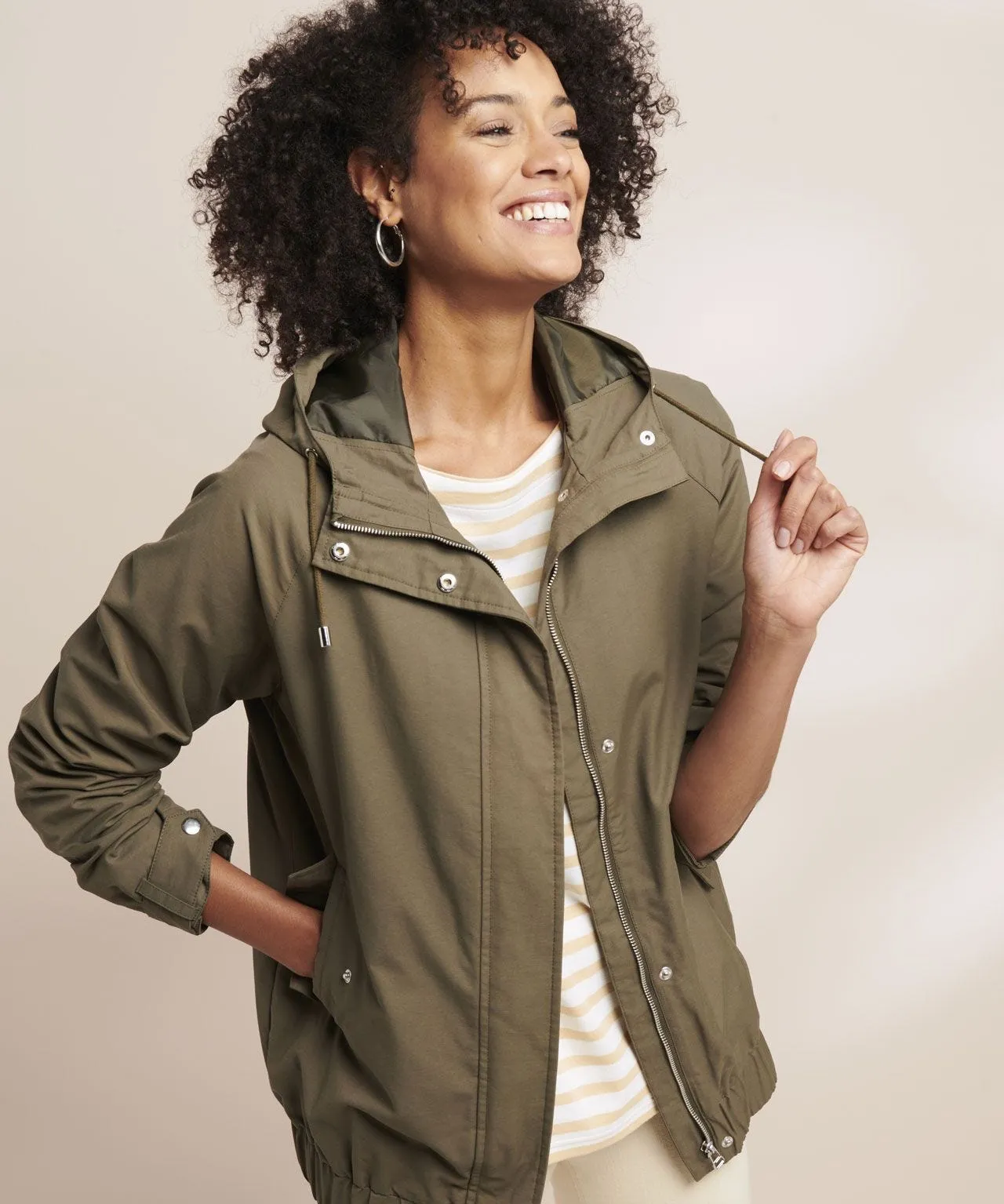 Trendy Blouson Coat