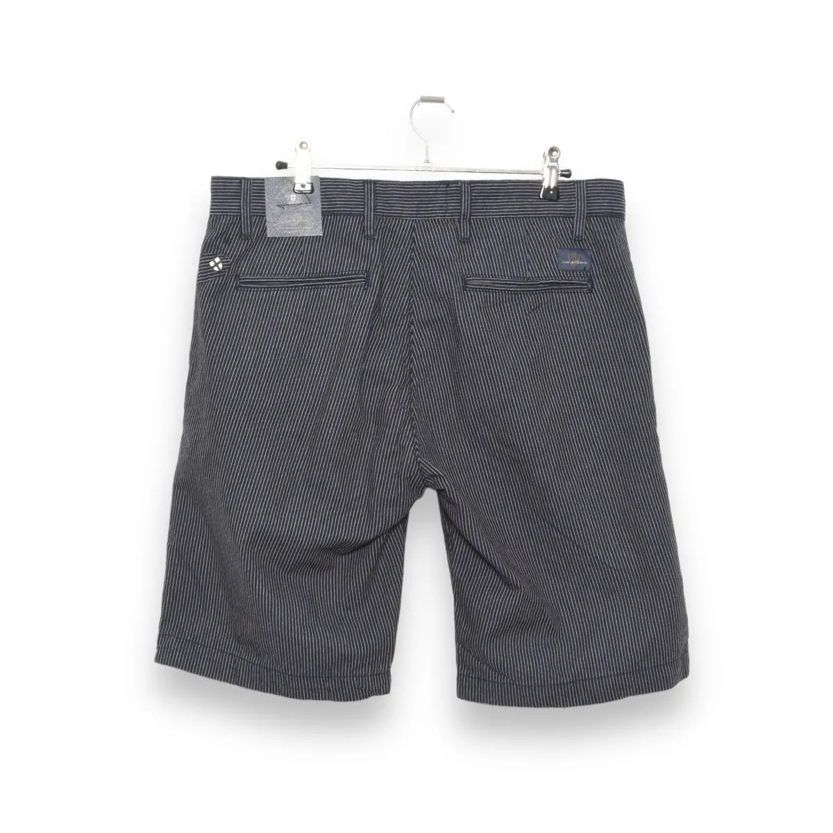 Blue de Genes Navy Pin Bermuda Pallone Shorts