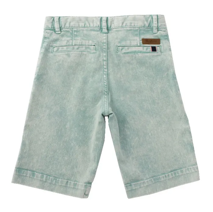 Bonpoint Child Cooper Bermuda Shorts Aqua Green